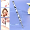 thumbnail image 2 of Stainless Steel Dual-Head Massage Stick, Suitable for Eye, Face, Foot, Arm, Back, Neck - Full-Body Relaxation Acupressure Tool to Stimulate Muscle-Massage stick, 2 of 5