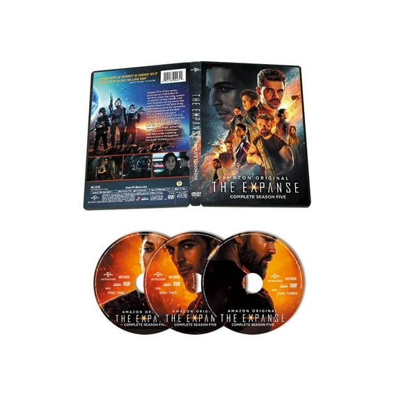 The Expanse: The Complete Series SEASONS 5 (DVD, 2023, 3-Disc Set)