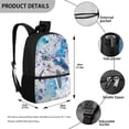 thumbnail image 5 of Uorisanigo Inked Turtle 17 inch School Bag Backpack 6-12 Year Primary Schoolbag Book Bag Fashion Accessory Casual Daypack Kindergarten Preschool Boys and Girls with Side Mesh Pocket, 5 of 6