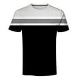 thumbnail image 4 of Sngxgn Men's Lightweight Short Sleeve Crew Neck T-Shirt(Black,L), 4 of 7