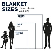 Moonlight 20015 Plush Sherpa Bed Blanket Super Soft Warm Ultra Cozy Reversible Fleece Queen Gray