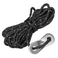 thumbnail image 3 of 3mm 13ft Tent Cord Tensioner Set Reflective Rope with Adjuster Camping Canopy Tent Guyline, 3 of 8