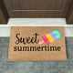 thumbnail image 2 of Alfombra De Bienvenida Alfombra Decorativa De Verano Para Interiores Y Exteriores Baño Cocina Alfombra Divertida Y Bonita Alfombra De Entrada Alfombra De Imitación Hello Summer Alfombra Hello Summer, 2 of 2