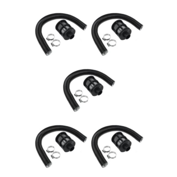 Riwesomey Clips de salida de manguera de tubo de conducción de coche, Kits flexibles de estacionamiento de aire de 25mm, conector de repuesto, Type2