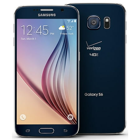 Samsung Galaxy S6 G920V 32GB Unlocked Verizon/GSM Phone Black Sapphire - (Best Verizon Budget Phone)