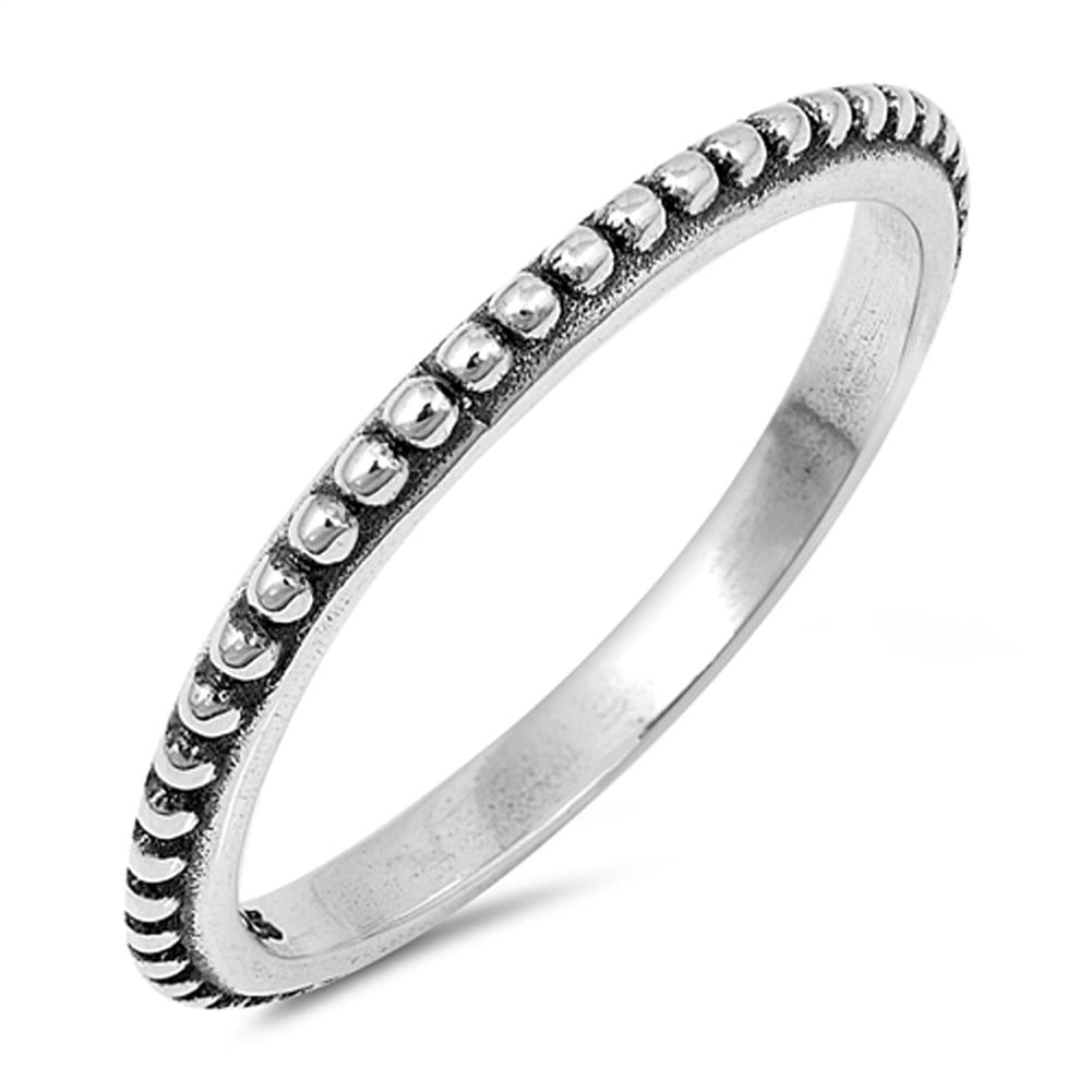 Abstract Statement Evil Eye Loop Ring New .925 Sterling Silver Band Sizes 4-10
