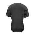 thumbnail image 4 of Moxiu Men's Big and Tall Tactical Tops Outdoor High Stretch Fitted Muscle Shirts Summer Short Sleeve Hiking Fishing T-Shirt Dark Gray,S, 4 of 8