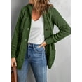 thumbnail image 5 of Eytino Hooded Cardigan Sweaters for Women Long Sleeve Button Down Knit Sweater Coat Outwear with Pockets, 5 of 9