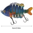 thumbnail image 2 of Crankbait Wobble Bass Pike Tackle Aparejos Pesca Artificiales 6 Segmentos 9 Cm, 2 of 9