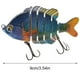 thumbnail image 2 of Segmentos Biónicos Los 9cm Aparejos 6 Del Crankbait Cebo Topwater Que Se Hunden Lentamente Plástico, 2 of 9