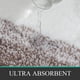thumbnail image 3 of Juego de alfombras de baño Bemathom de 3 piezas, absorbentes, antideslizantes, color café, 3 of 7
