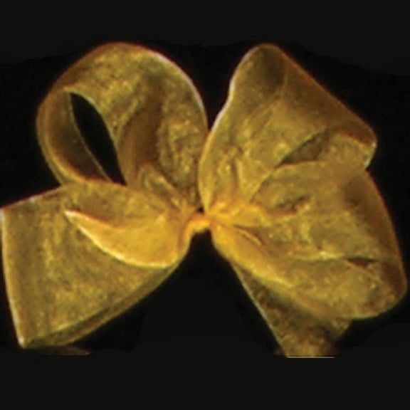 The Ribbon People Gold Solid Organdy Craft Ribbon 4" x 55 Yards