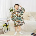 thumbnail image 6 of joogoo Wearable Blanket Hoodie for Cartoon Cars Oversized Sherpa Hooded 3-14 YR M, 6 of 7