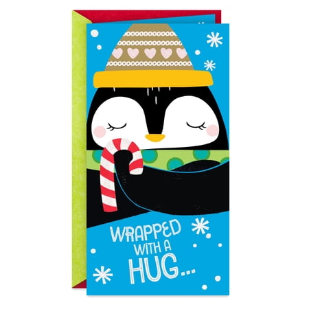 Hallmark Money Holder Christmas Greeting Card (Wrapped With a Hug)
