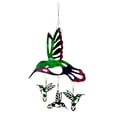 thumbnail image 1 of Campana De Viento Colibrí Decoración Para Exterior E Interior Campana De Viento Móvil Pintada En Color Metal Terrazas Balcones Decoración De Jardín Estilo En Tonos Oscuros Regalo Para Mamá, 1 of 8