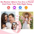 thumbnail image 6 of 4G GPS Smart Watch for Kids, Kids Smart Phone Watch with SIM Card for Boys Girls Aged 4-12 with Call, SOS, Parental Controls, Games, Camera, Alarm, Video, Music, Birthday Gifts, Pink, 6 of 7