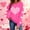 Hot Pink, variant on Fznquz Love Heart Printed Over Sized Sweatshirt for Women Valentines Day Cute Outfit 2026 Pink Loose Plus Size Women Fashion XS