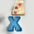 thumbnail image 1 of uhnmki DIY Mold 26 Mold Alphanumeric English Cake Silicone Alphanumeric Cake Crystal Cake Mould, 1 of 2