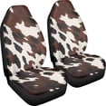 thumbnail image 3 of XYZCANDO 2 Piece Car Seat Covers Front Seats for SUV Front Seats Car Front Seat Cover Soft Washable, Truck Vehicle Van Front Seats Protector, Cow Print, 3 of 10
