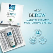 نظام مرطب المهبل العضوي الحميم من الألوة كادابرا Bedew للجفاف المهبلي ، انقطاع الطمث ، الأس الهيدروجيني المتوازن طويل الأمد ، الراحة الشخصية القائمة على الماء مع 14 أداة تطبيق لولبية ، 2.9 أونصة