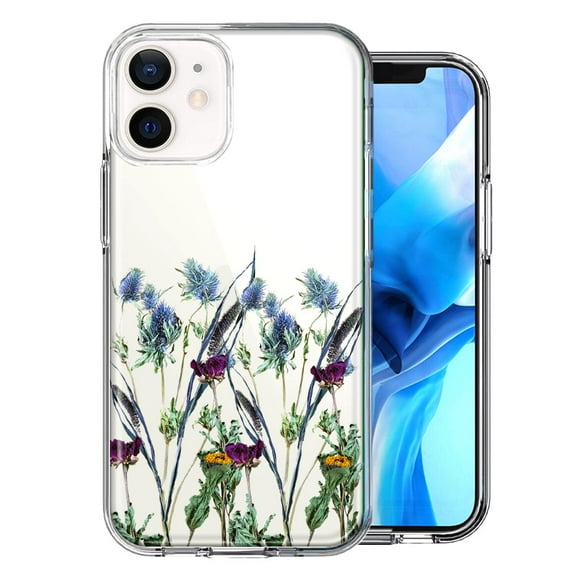 MUNDAZE For Apple iPhone 11 Country Dried Flowers Design Double Layer Phone Case Cover