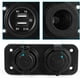 thumbnail image 3 of Adaptador de cargador de encendedor de cigarrillos con conexión de enchufe USB dual para coche, camión, motocicleta, 12V, negro, 3 of 6