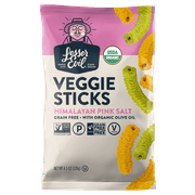 LesserEvil Grain-Free Veggie Sticks, Himalayan Pink Salt, 4.5 oz