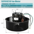 thumbnail image 2 of QTXE110, QTRN1 Fan Motor, S97018218 Blower for Broan Nutone QTRN110L, QTN110E, QTN110LE, QTXEN110, QTR110, QT110LE, QTR110L, QTR100L, QT90L, QT90E, S97020048 Bathroom Exhaust Fan Replacement Motor., 2 of 6