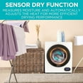thumbnail image 3 of BLACK+DECKER BCED15 Compact Clothes Dryer, 1.5 Cu. Ft. 850W Electric Dryer, 120V Vented Portable Dryer with Stainless Steel Drum, Mini Dryer for 3.3 lbs. of Laundry for Standard Wall Outlet, 3 of 7
