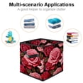 thumbnail image 2 of Rose Foldable Cube Organizer with Handle, 10.8"x10.5"x10.6", Large Capacity Storage Cubes, Storage Bin, Storage Containers, 2 of 6