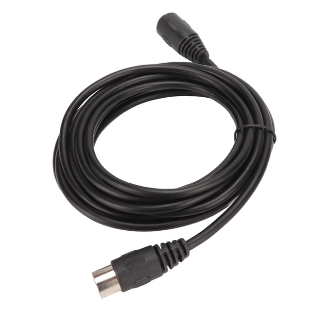 Cable de Adaptador de 8 Pines Din, Señal de extensión de extensión Flexible Clare Clear Multi Funcional 9.8ft Enchufe y Reproducir para TV para Micrófono
