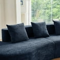 thumbnail image 4 of Modern Curved Velvet 5-Seater Sofa 109"*40.55"*26.77" for Living Room, Comfortable and Stylish, 4 of 9