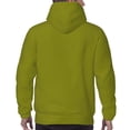 thumbnail image 7 of Goofa Olive for Men's Hooded Sweatshirt - Lightweight Pullover Hoodie with Kangaroo Pocket, Perfect for Everyday Wear-, 7 of 7