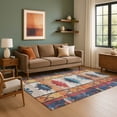 thumbnail image 7 of Addison Rugs Mayfield Premium Machine Washable Transitional Tribal Navy Rectangle Rug, 8' x 10', 7 of 7