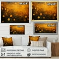 thumbnail image 4 of Designart "Solar System Space With Amber Asteroids" Our Solar System Canvas Wall Art, 4 of 7