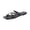 Black_005, variant on Domuza Women's Slide Sandals Chic Cross-Strap & Comfy Flat Shoes 2026 Summer Black 8(EU-40)
