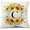 Style C, variant on Monogram Letter F Summer Sunflower Throw Pillow Covers 18x18 Inch, Floral Bee Pillows Covers Decorative Family Last Name Initial Throw Pillowcase Decor for Couch Sofa