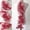 Burgundy, variant on 3D Beaded Floral Lace Appliqué, Crystal-Style Embroidery Sewing Motif for Wedding Dresses, Ball Gowns, Dance Costumes and DIY Garment Décor (Navy)