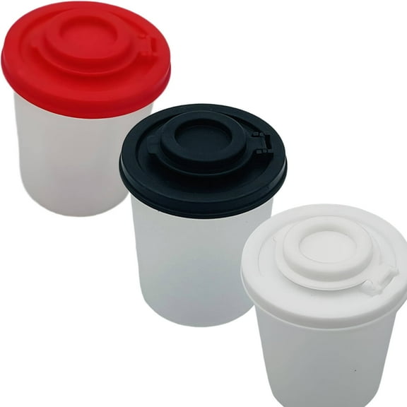 ACDANC 3 Pcs Salt and Pepper Shakers,Moisture-Proof and Leak-Proof Spice Shaker,Air-Tight Seal to Keep Spices Fresh Salt Shaker,Multicolor,M