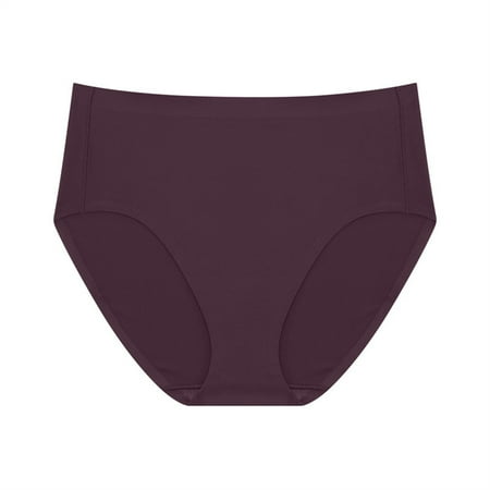 DQRPSEETB Women s Underwear Cotton Tummy Control High Waisted Underwear Soft Breathable Full Coverage Panties Multipack for Daily Dressing