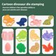 thumbnail image 2 of Kit De Dinosaurio Diy, Juego De Plastilina De Dinosaurio Con Moldes De Dinosaurio, Juego De Herramientas De Molde De Plastilina De Color Para Niños Methold FN003358-02, 2 of 6