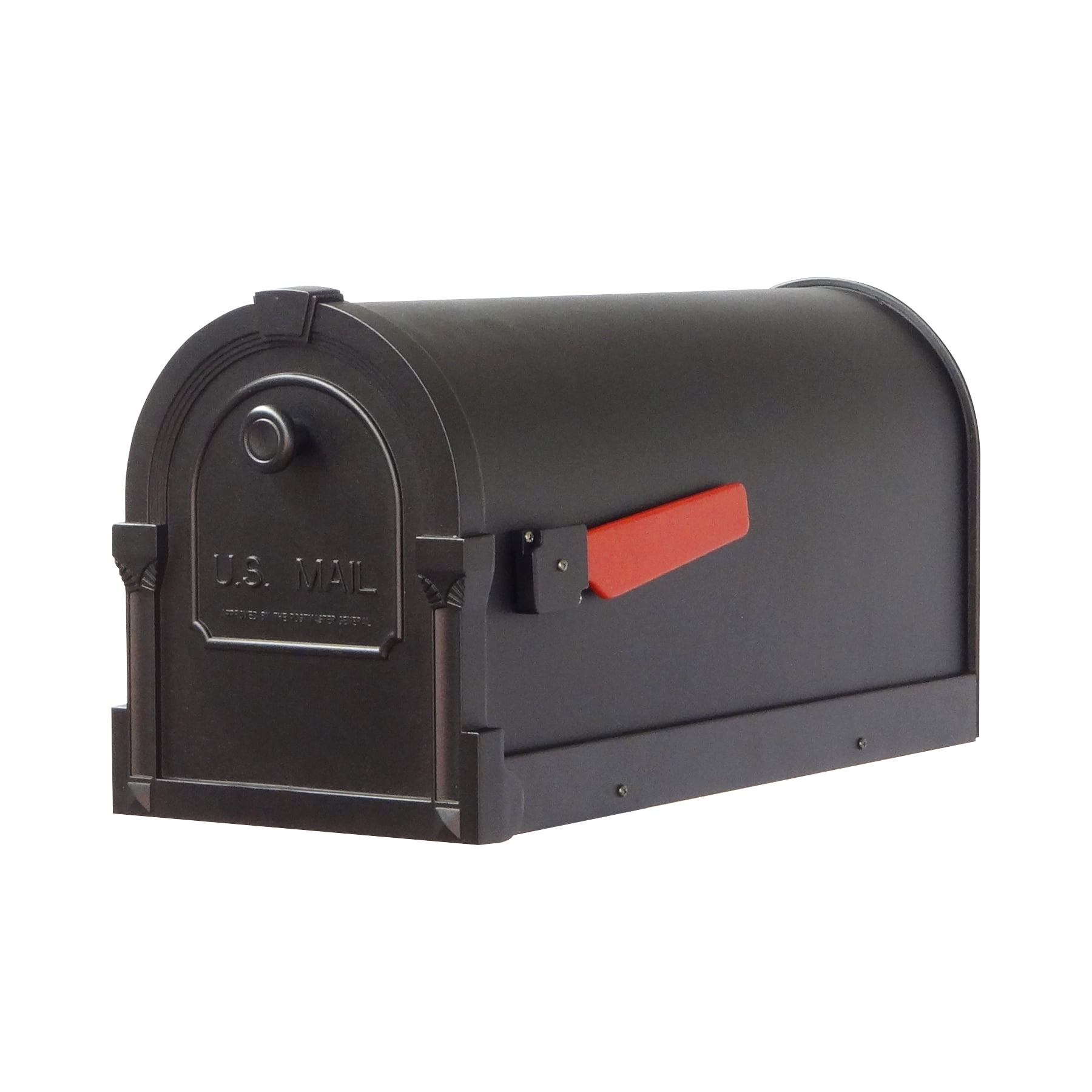 SCS1014BLK Savannah Curbside Mailbox Decorative Aluminum Mailbox