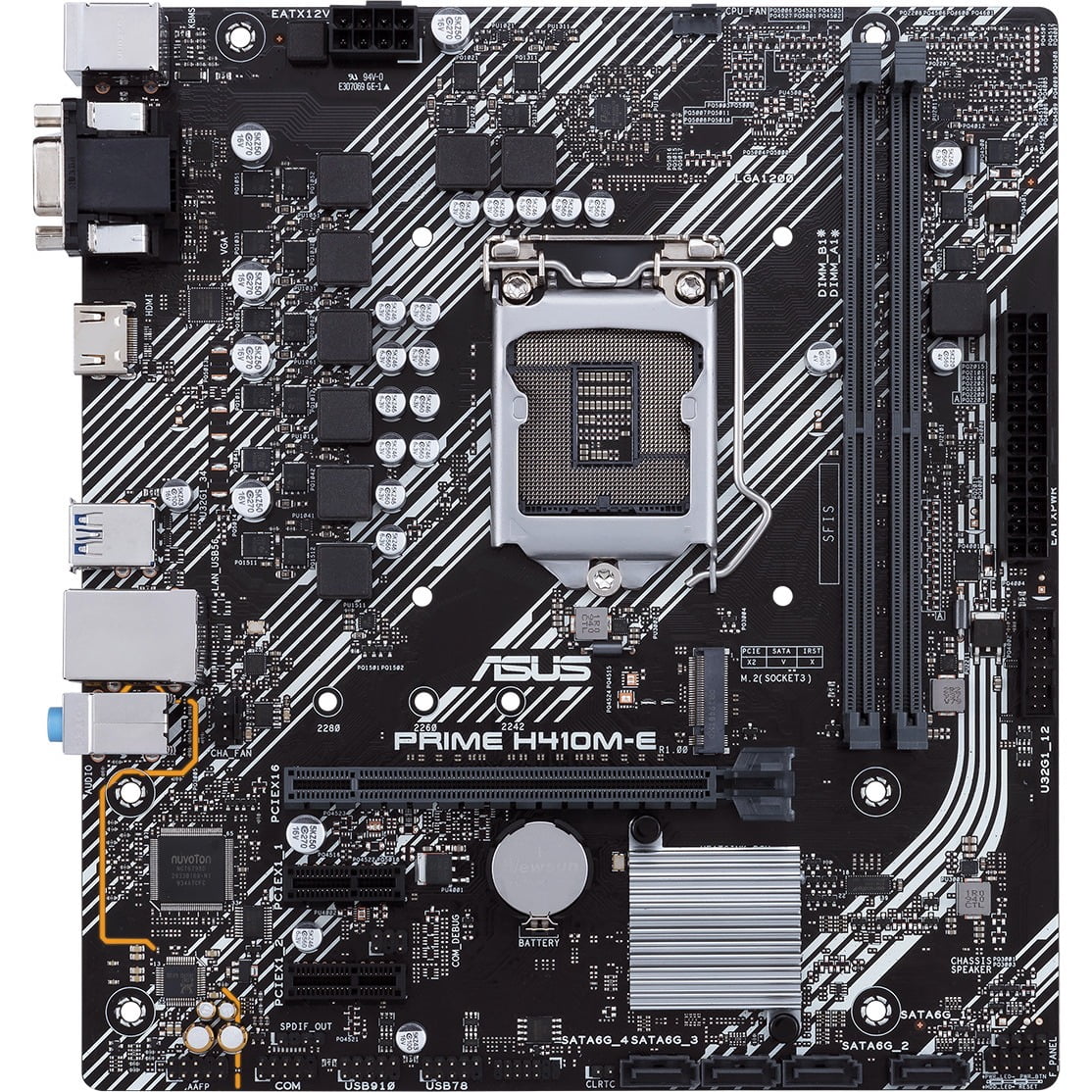 Asus PRIME H410M-E Intel® H410 (LGA 1200) mic-ATX motherboard with M.2 ...