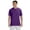Purple, variant on Men's 3/4" Collar Performance Wicking Jersey T-Shirt, Style G42000