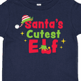 thumbnail image 4 of Inktastic Christmas Santa's Cutest Elf Boys or Girls Toddler T-Shirt, 4 of 5