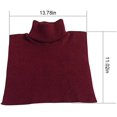 thumbnail image 3 of Zhengup Knitted Mock Turtleneck Fake Collar Winter Unisex Half Blouse Pullover Dickey False Collar Faux Collar, 3 of 4