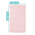 thumbnail image 2 of TL Care 3 Pack 100% Natural Cotton Jersey Knit 18" x 36" Cradle/Bassinet Sheet - Fitted, Pink, Soft Breathable, for Boys and Girls, 2 of 5