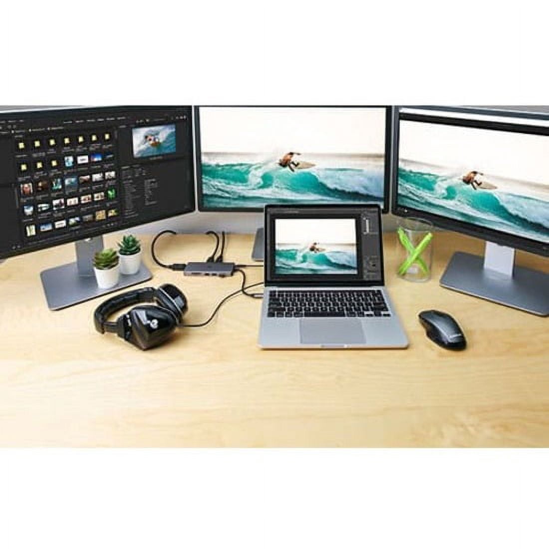 IOGEAR USB-C Triple HD Compact Travel Dock - GUD3C4K3P