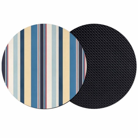 Blue Yellow Red Striped Coasters Set of 2 Absorbent Coasters for Drinks Modern Stripes Art Farmhouse Coaster for Desk Coffee Table Protection Home Decor House Warming Gifts 4