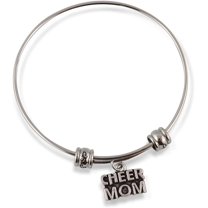 Emerald Park Jewelry Cheer Mom Text Fancy Bangle